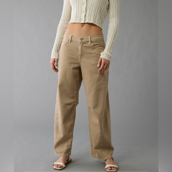AE Dreamy Drape Strigid Barrel Jean size 0 NWT retails $59.95 - Picture 1 of 4